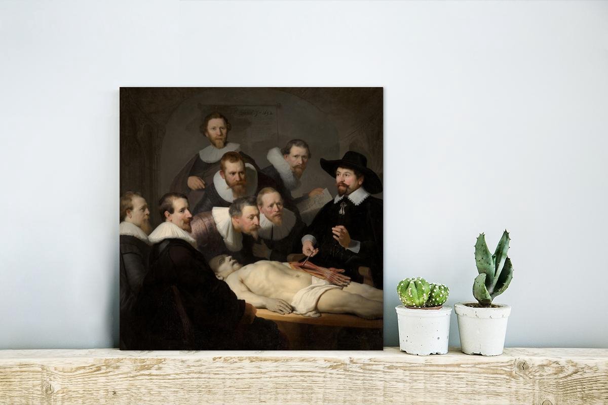 Anatomische les van Dr Nicolaes Tulp - Schilderij van Rembrandt van