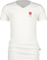 Vingino T-shirt B-basic Jongens Katoen/elastaan Wit Maat 104