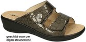 Rohde -Dames -  brons - slippers & muiltjes - maat 39