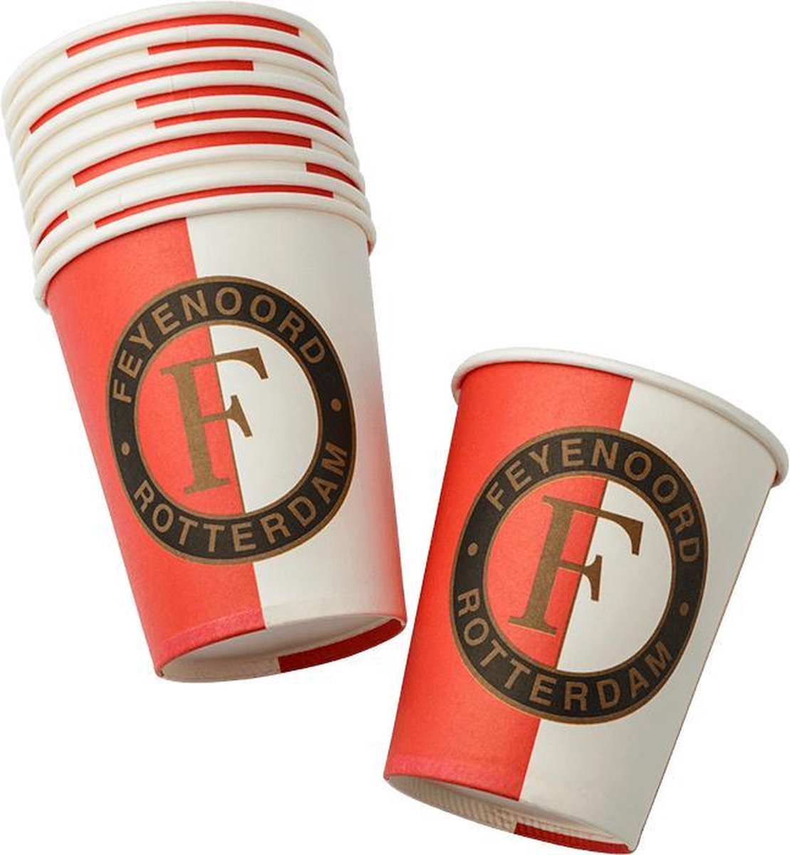 Feyenoord Bekertjes Logo, 10 stuks
