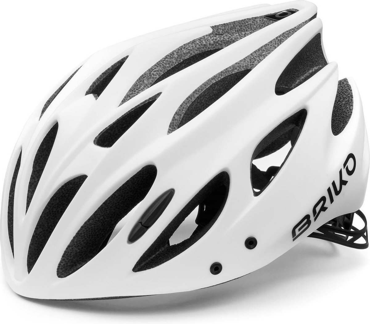 Briko Kiso Bike Helmet Shiny White - Maat L