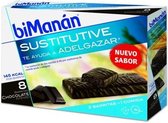 Bimanan Bimanan Sustitutive Barritas Chocolate Intenso 8 Uds