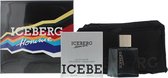 Iceberg Homme 2 Piece Set - Eau De Toilette 100ml - Wash Bag