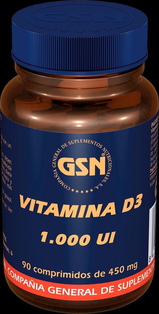 Gsn Vitamina D3 1000ui 90comp
