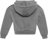 Urban Classics Kinder hoodie/trui -Kids 122- Peace Cropped Grijs