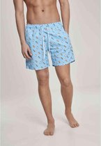 Urban Classics Zwemshorts -3XL- Ice Blauw