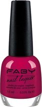 Faby Nagellak What's Your Mood? Dames 15 Ml Vegan Rood
