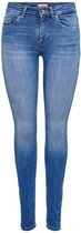 Only ONLBLUSH LIFE MID SKINNY  REA12187 NOOS Medium Blue Denim Dames Jeans - Maat XS X L34