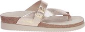 Mephisto Helen Beige Metallic Slipper