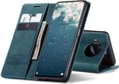 Xiaomi Mi 10 Lite Bookcase hoesje - CaseMe - Effen Blauw - Kunstleer