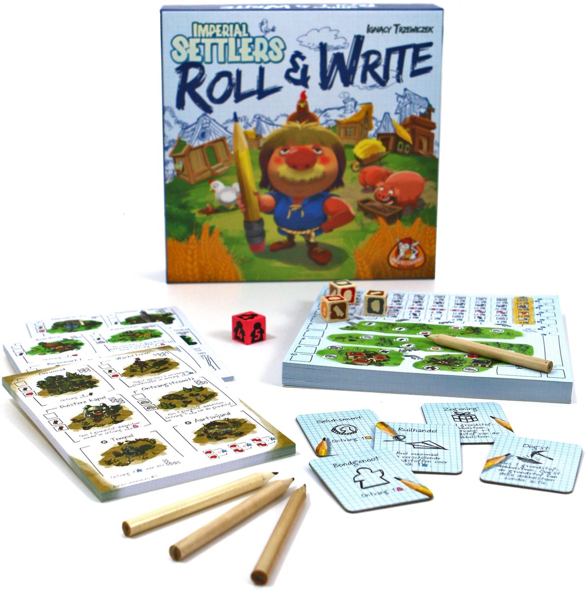 White Goblin Games dobbelspel Imperial Settlers: Roll & Write - 10+