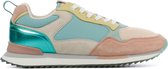 HOFF Sneakers Dames - Lage sneakers / Damesschoenen - Leer - Singapore      -  Roze - Maat 37