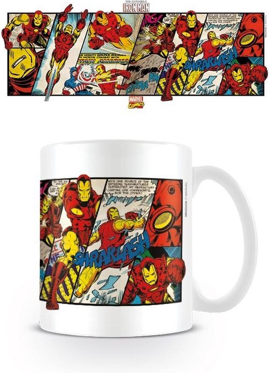 Marvel Retro Iron Man Panels - Mok