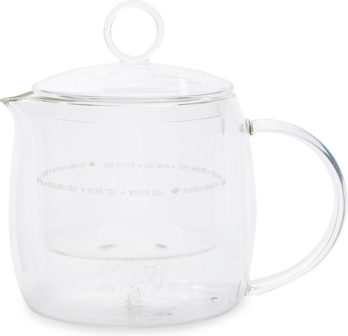 Riviera Maison Theepot 1 Liter - RM 48 Tea Pot - Transparant - Riviera Maison