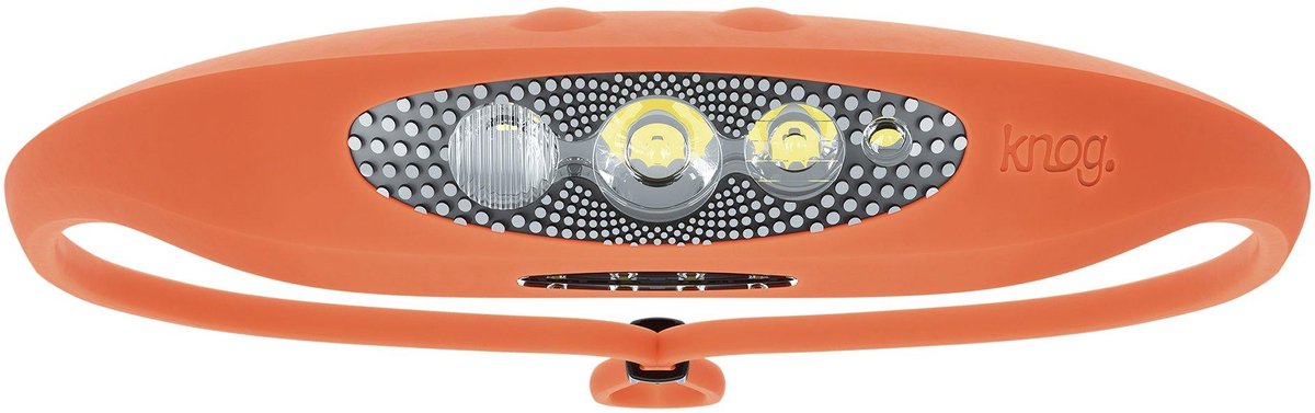 Knog Hoofdlamp Bilby Oplaadbaar 400 Lumen Led Siliconen Oranje