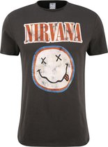 Amplified shirt nirvana Blauw-S