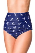 Belsira Bikinibroekje -L- High Waist Blauw