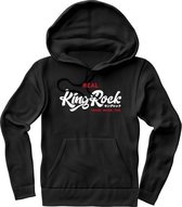 KingRock Studio  Hoodie | Rood | Heren / Dames | Original & Vintage Hoodie met Capuchon | Perfect Kleding Trui Verjaardag Cadeau |