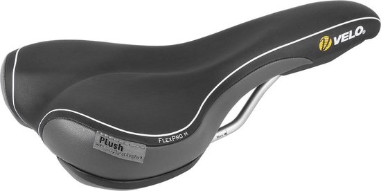 Zadel Velo Plush D2 Heren zwart/grijs