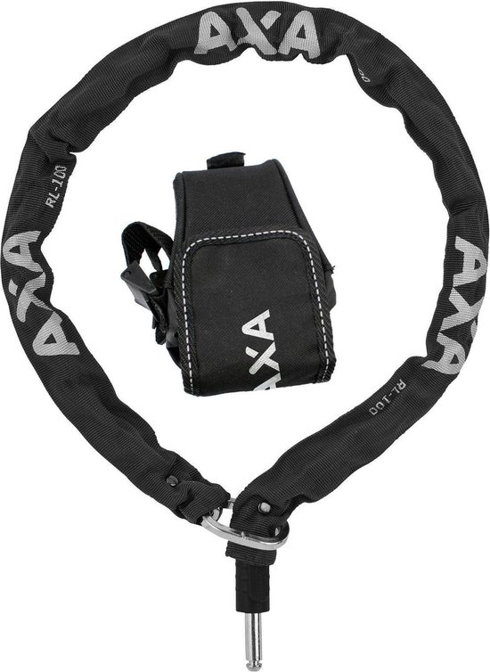 Axa RLC100 Chaîne enfichable + Sacoche de selle - 100 cm - Avec sacoche de  selle - Noir | bol.com