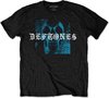 Deftones - Static Skull Heren T-shirt - S - Zwart