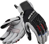 REV'IT! Sand 4 Ladies Light Gray Black Motorcycle Gloves L - Maat L - Handschoen