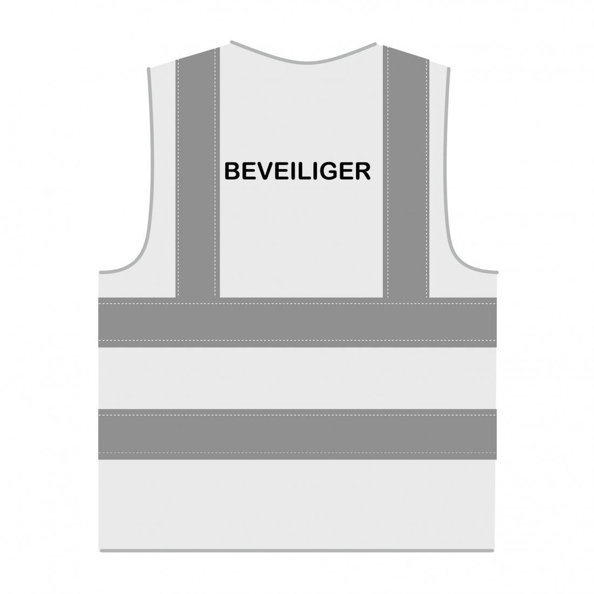 Beveiliger hesje RWS wit