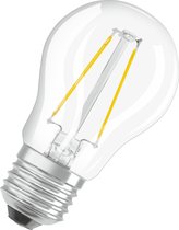 OSRAM 4058075435162 LED-lamp Energielabel E (A - G) E27 Peer 4 W = 40 W Warmwit (Ø x l) 45 mm x 77 mm 1 stuk(s)