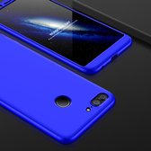 GKK Huawei Honor 9 Lite Three Stage Splicing 360 graden volledige dekking PC-beschermhoes achterkant (blauw)