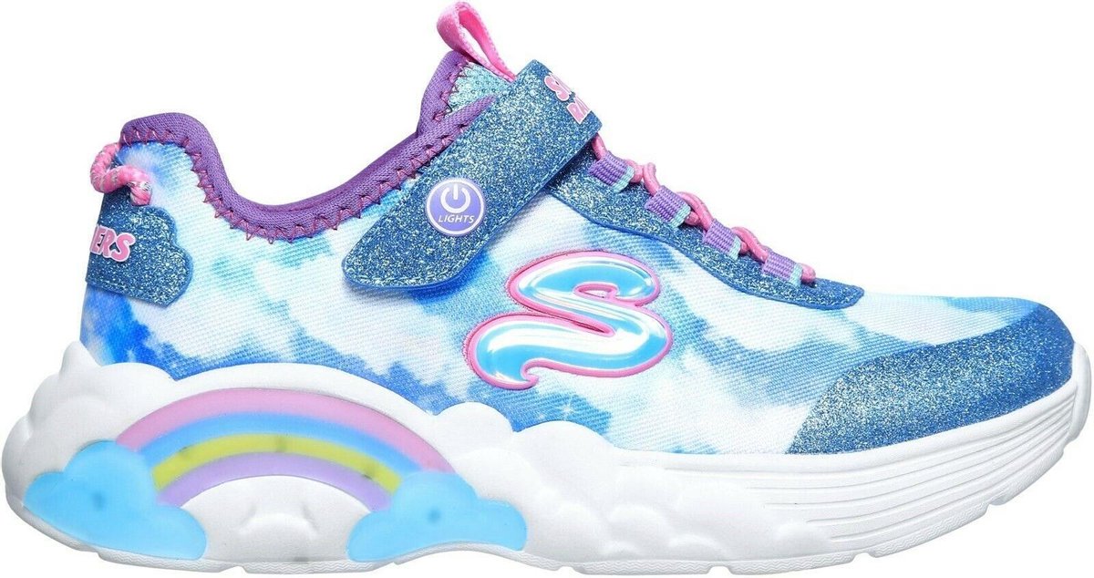 Skechers Meisjes S Licht Regenboog Racers Trainers (Veelkleurig) | bol.com