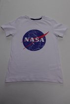 Nasa Unisex T-shirt. Maat 134 cm / 9 jaar