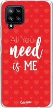 Casetastic Samsung Galaxy A42 (2020) 5G Hoesje - Softcover Hoesje met Design - All you need is me Print