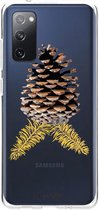 Casetastic Samsung Galaxy S20 FE 4G/5G Hoesje - Softcover Hoesje met Design - Pinecone Print