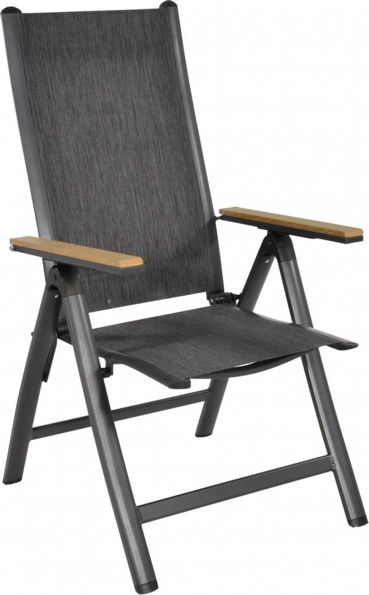 Lesli Living Chaise de jardin réglable Arezzo - 57x69x103 cm - Aluminium