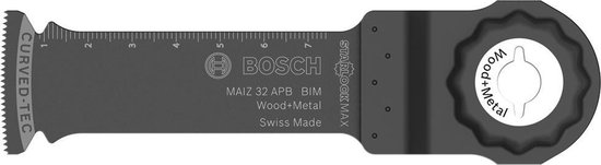 Foto: Bosch 2608664497 maiz 32 apb bim invalzaagblad 10st 32 x 80mm hout metaal