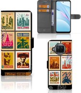 Telefoonhoesje Xiaomi Mi 10T Lite Flipcover Design Postzegels