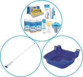 WAYS - Zwembad Accessoirepakket 3-delig - WAYS Onderhoudspakket & Zwembad stofzuiger & Voetenbad