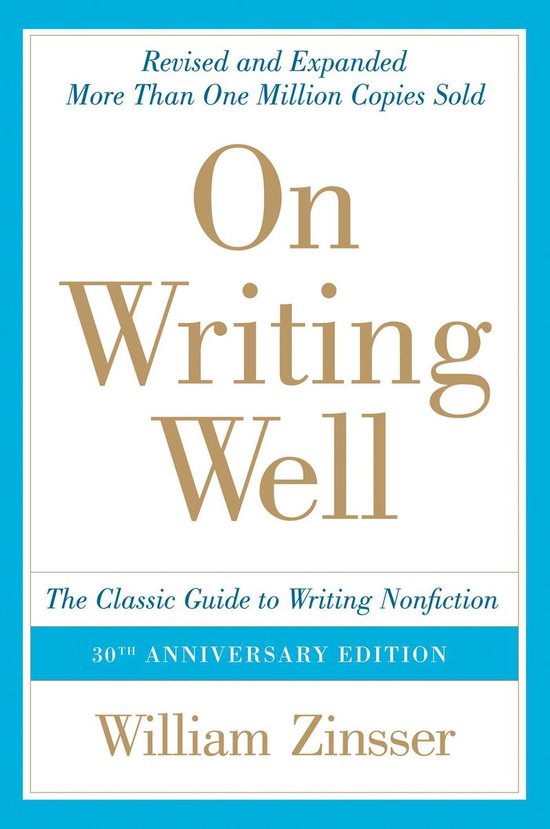 On Writing Well, 30th Anniversary Edition - cover