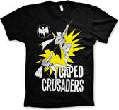 DC Comics Batman Heren Tshirt -2XL- Caped Crusaders Zwart