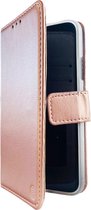 HEM hoes geschikt voor Samsung Galaxy S21 Rose Gold Wallet / Book Case / Boekhoesje/ Telefoonhoesje / Hoesje Samsung S21 met vakje voor pasjes, geld en fotovakje
