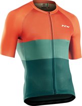 Northwave Blade Air Jersey SS Green Siena Orange XXL