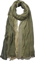 Juleeze Sjaal Dames Print 90*190 cm Groen Synthetisch Shawl Dames