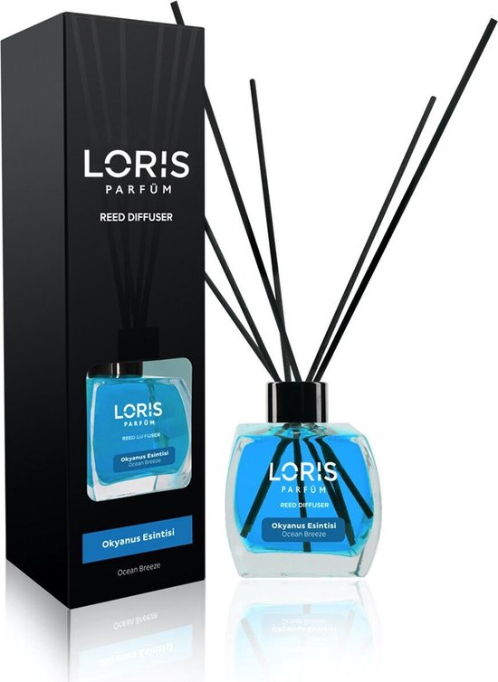 LORIS - Parfum - Geurstokjes - Huisgeur - Huisparfum - Ocean Breeze - 120ml