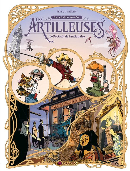 Les Artilleuses 2 - Les artilleuses - Tome 2 - Le portrait de l'antiquaire