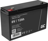 Batterie Green Cell 6V 12Ah (4.6mm) 12000mAh VRLA AGM