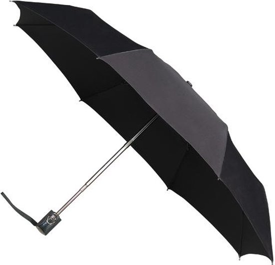 parapluie miniMAX Open & Close en fibre de verre - Ø 100 cm - Noir