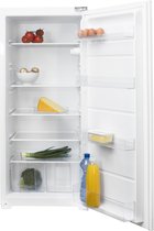 Inventum IKK1221D - Inbouw koelkast - Nis 122 cm - 200 liter - 5 plateaus - Deur op deur - Wit