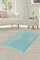 Nerge.be | Milano Mint 80x140 cm | %100 Acrylic - Handmade | Decorative Rug | Antislip | Washable in the Machine | Soft surface