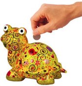 Pomme pidou Schildpad Zeppy - Spaarpot - Medium - Birds In Love Sweetyellow