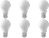 CALEX - LED Lamp 6 Pack - Smart LED A60 - E27 Fitting - Dimbaar - 7W - Aanpasbare Kleur CCT - Mat Wit